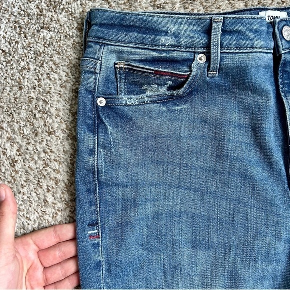 NWT Tommy Hilfiger Jeans Skinny High-rise Ankle Super Stretch Size 12 or 31 - Picture 2 of 8
